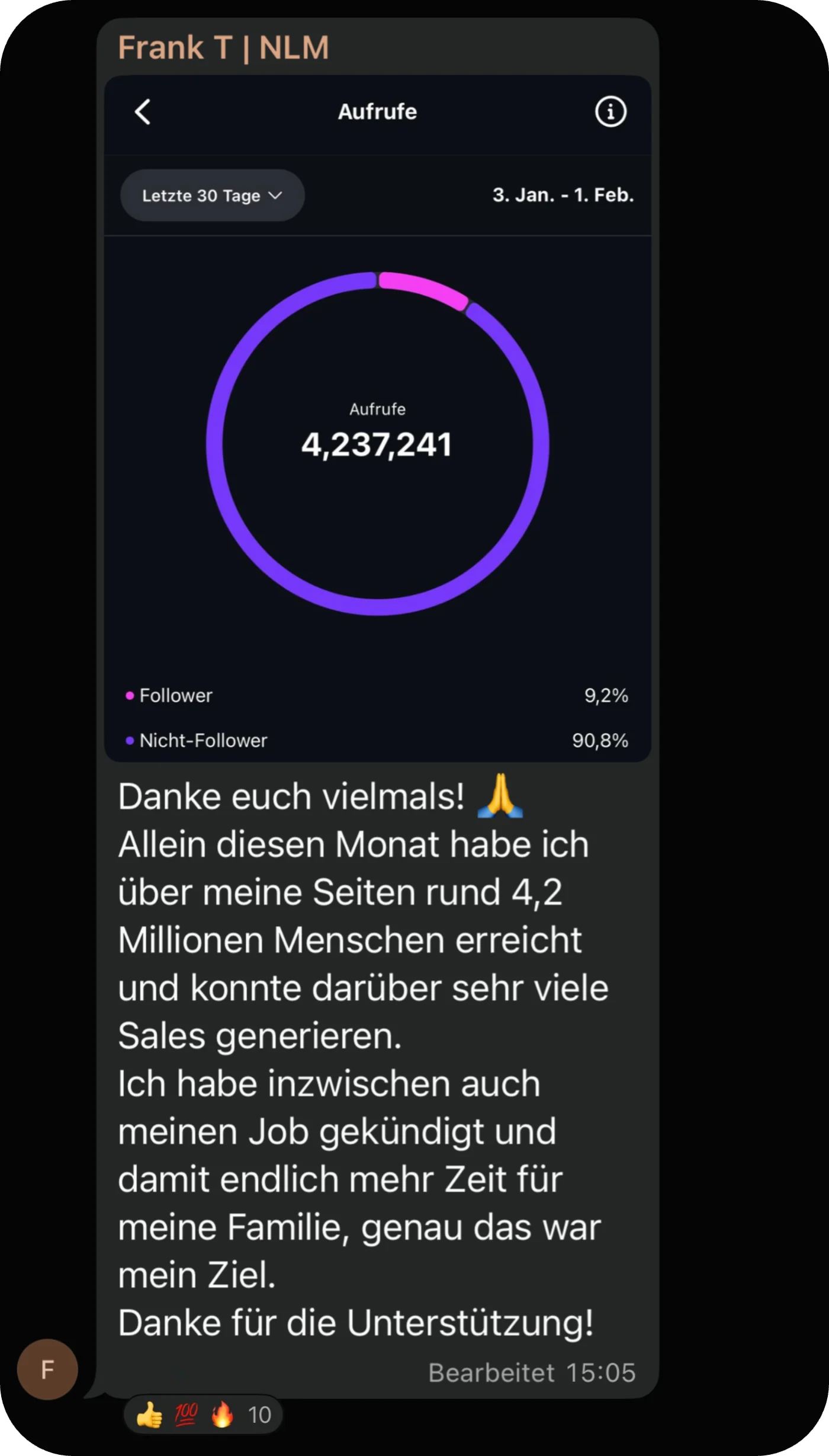 Chat mit Frank